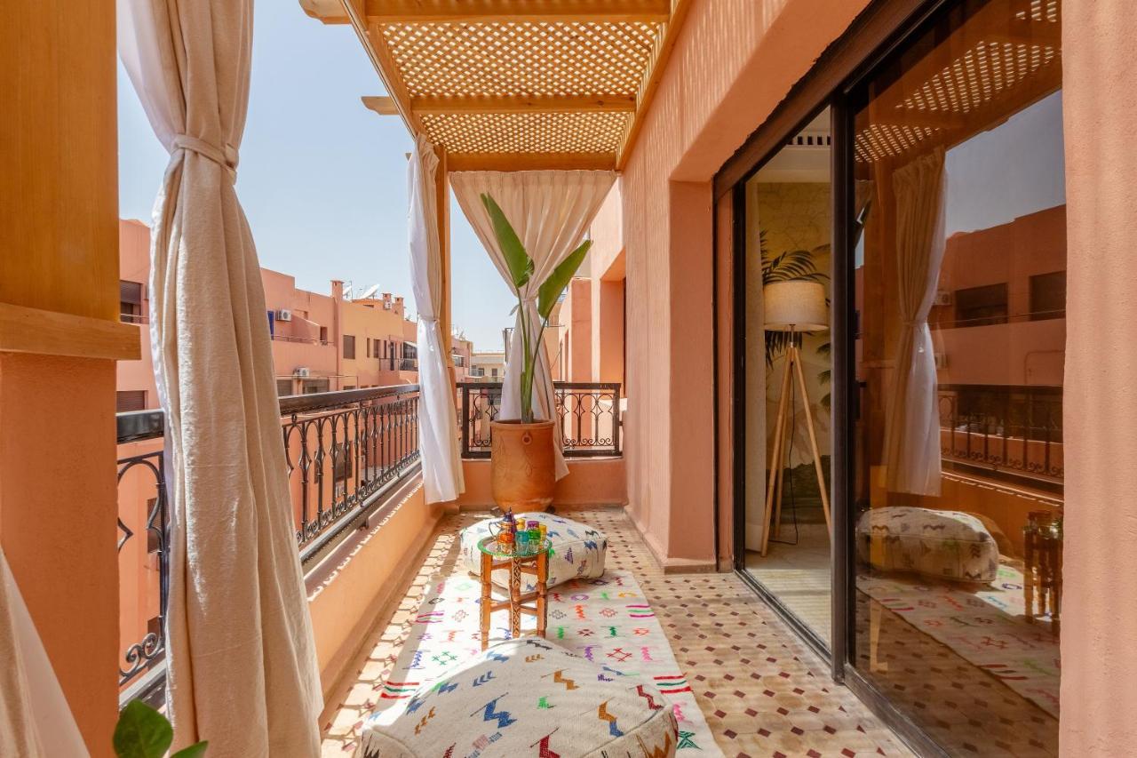 Le Palmier - Appartement Authentique A Gueliz Марракеш Екстер'єр фото