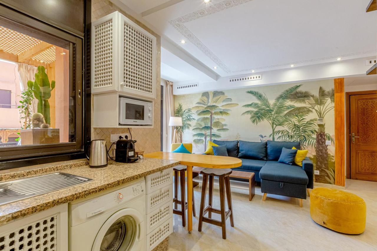 Le Palmier - Appartement Authentique A Gueliz Марракеш Екстер'єр фото
